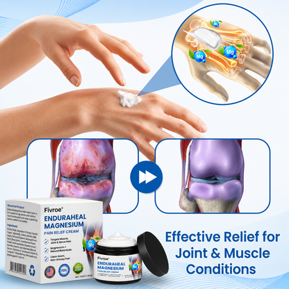 Fivroe™ EnduraHeal Magnesium Pain Relief Cream (Treats Arthritis, Neuropathy, Rheumatism, Sports Injuries & More)