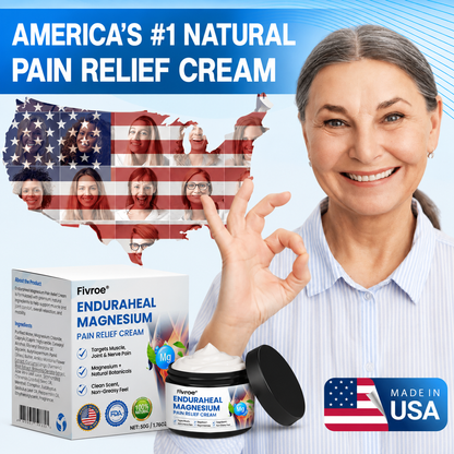 Fivroe™ EnduraHeal Magnesium Pain Relief Cream (Treats Arthritis, Neuropathy, Rheumatism, Sports Injuries & More)