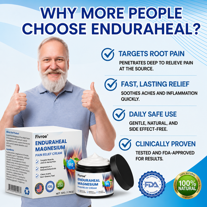 Fivroe™ EnduraHeal Magnesium Pain Relief Cream (Treats Arthritis, Neuropathy, Rheumatism, Sports Injuries & More)