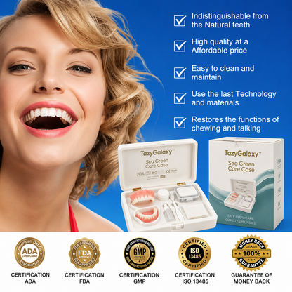 🔥TazyGalaxy™ Custom-Fit Dentures ⏰ ENDS TODAY   70% OFF | Smile with Confidence