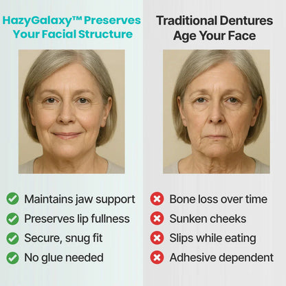 --🦷 HazyGalaxy™ Custom-Fit Dentures ⏰ ENDS TODAY   70% OFF | Smile with Confidence